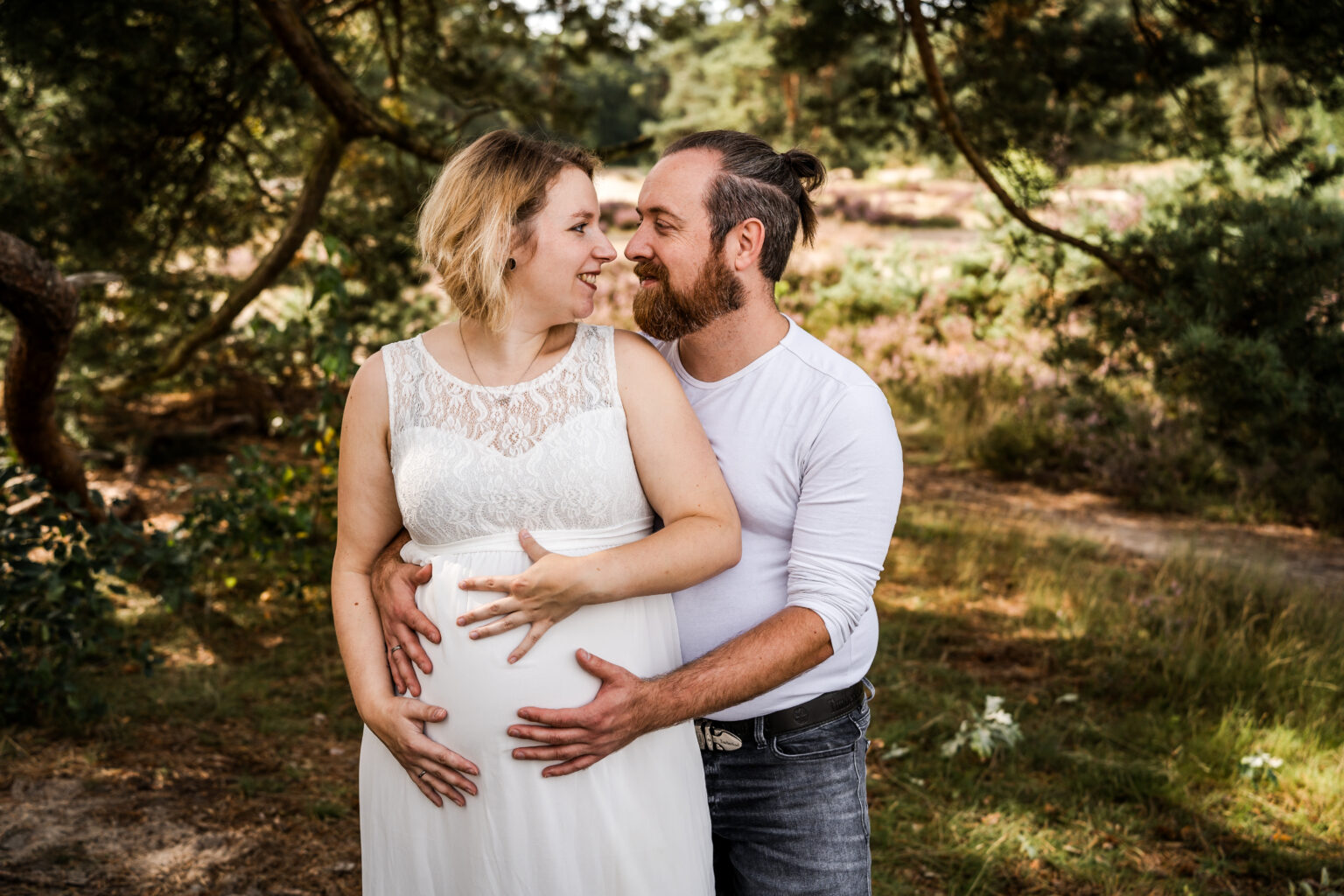 Zwangerschapsshoot in Soesterduinen ouders